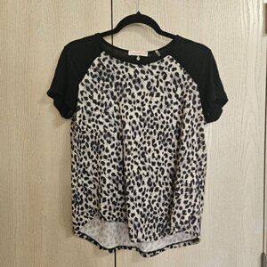 Rebecca taylor leopard shirt